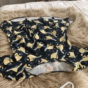 Lularoe flare bird tee small